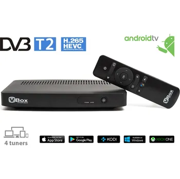 Multimediální centrum VBox Communications VBox Android TV Gateway XTi 4144 (DVB-T/T2)