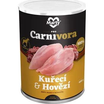 Krmivo pro psa Marty ProCarnivora kuře a hovězí 400 g