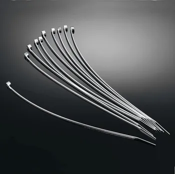 Stahovací páska Highway Hawk Stahovací páska 20cm, chrom (1ks) Chrom