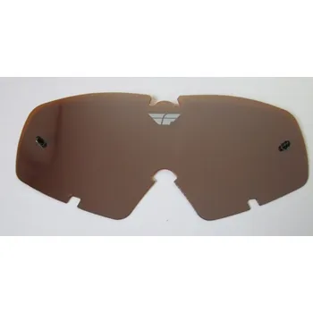 Motocyklové brýle sklo FLY Focus Youth FLY RACING - USA (chromově jantarová)