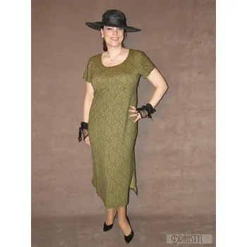 Dámské šaty šaty MARČELÍNA, Barva Jako na obrázku, Velikost XL 44, Materiál 96% Viskoza 4% Lycra