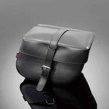 Zavazadlo na motocykl Motocyklové brašny Highway Hawk LAS VEGAS, TEK kůže (2ks) Černá