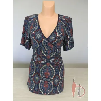 Dámská tunika Tunika, halenka KAŠMA, Barva Modrá, Velikost XXL 48, Materiál 50% Pe 50%Acetát