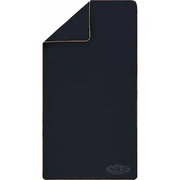 Ručník Ručník z mikrovlákna NILS NCR12 černá/oranžová