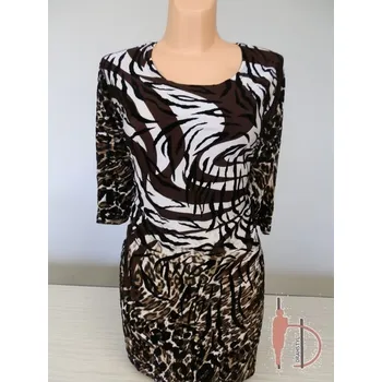 Dámská tunika Halenka KOTJA, Barva Hnědá, Velikost XXXL 54, Materiál 98% Polyester 2% Lycra