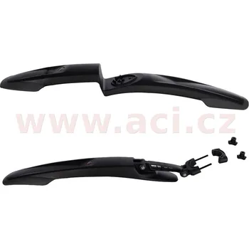 Blatník na kolo sada plastových blatníků MUDSTOP MTB, OXFORD (černé)