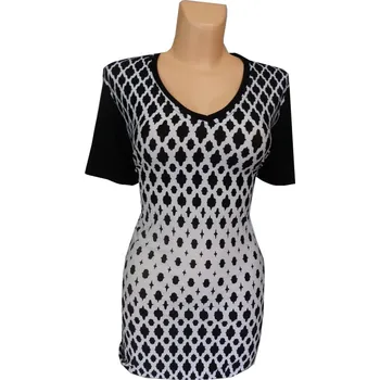 Dámská halenka Halenka XALUX, Barva Černá, Velikost XL 44, Materiál 98% Polyester 2% Lycra