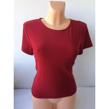 Vínový Top HASAG , Barva Vínová, Velikost L 42 , Materiál 98% Polyester 2% Lycra
