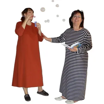 Dámské šaty Domácí šaty Darja- bavlněné, Barva Tmavě modrá, Velikost XL46, Materiál 100% bavlna