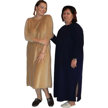 Dámské šaty Domácí oblečení, Barva Tmavě modrá, Velikost XXL 48, Materiál 100% Polyester