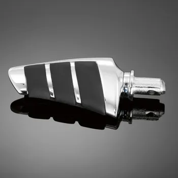 Stupačky spolujezdce Highway Hawk SMOOTH pro motocykly HONDA (pár) Chrom