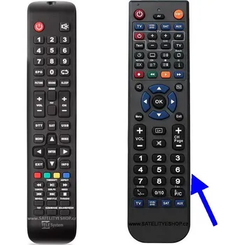 Telesystem SOUND LED08 dálkový ovladač náhradní