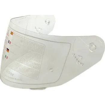 Helma na motorku Plexi čiré pro motocyklovou přilbu Held ST-6 / VIVIEN / SEGANA