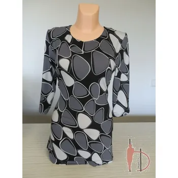 Dámská halenka Halenka, tunika ARONA, Barva Šedá, Velikost M40 , Materiál 96% Viskoza 4% Lycra