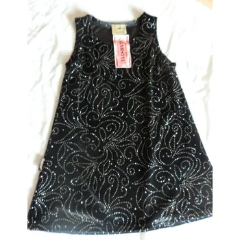 Dívčí šaty Šatová sukně, velikost 110, Barva Černá, Složení materiálu 50% bavlna 50% polyester