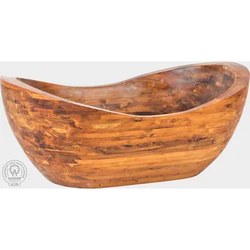 FaKOPA Luxusní dřevěná vana z kvalitního teaku NATASHA 180 cm