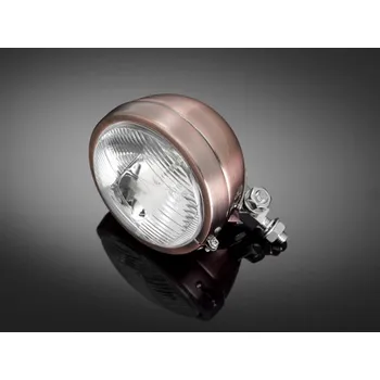 Osvětlení pro motocykl Přídavné moto světlo Highway Hawk BATES, d=115mm, měď (1ks) Měď
