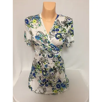 Dámská tunika Tunika, halenka FENIKLA, Barva Světle modrá, Velikost XXL 48, Materiál 96% Viskoza 4% Lycra