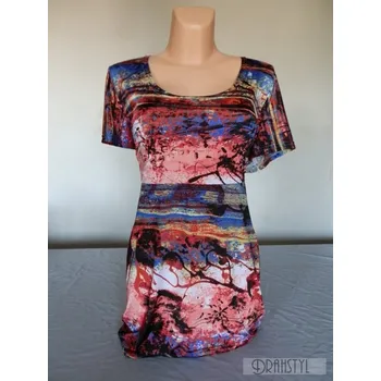 Dámská halenka Halenka JÁTINA, Barva Pestrá, Velikost XXL 48, Materiál 98% Polyester 2% Lycra