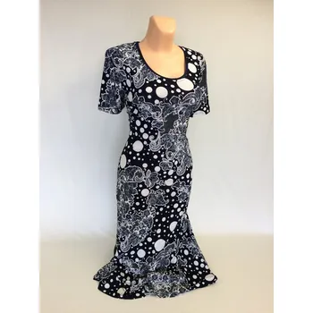 Dámské šaty Šaty SILLA, Barva Modrá, Velikost XXL 48, Materiál 98% Polyester 2% Lycra