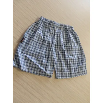 Chlapecké kraťasy Plátěné kraťasy 122-128-140-146, velikost 128, Barva Světle modrá, Složení materiálu 100% Bavlna