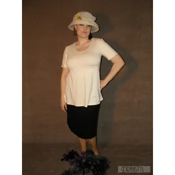 Dámská halenka Tunika ŠARLOT, Barva Fialová, Velikost XXL, Materiál 96% Viskoza 4% Lycra