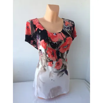 Dámská tunika Tričko- top- Kahina, Barva Růžová, Velikost XL48, Materiál 96% Viskoza 4% Lycra