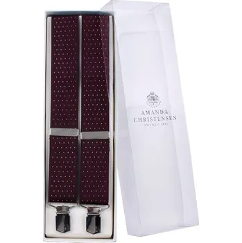 Kšandy House&nbsp;of&nbsp;Amanda&nbsp;Christensen House of Amanda Christensen Micro Dot Braces&nbsp;—&nbsp;Bordeaux