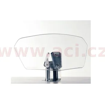 Motodíl univerzální spoiler na plexi, KAPPA (čirý, 12,5x25,0 cm)