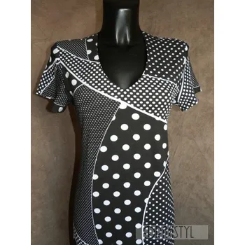 Top MAJAP, Barva Černá, Velikost XL, Materiál 96% Viskoza 4% Lycra