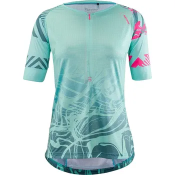 Cyklistické oblečení Silvini Stabina WD1432 s krátkým rukávem Turquoise/Pink