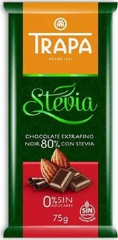 Čokoláda Natural Jihlava Trapa Hořká se stévií 80 % 75 g