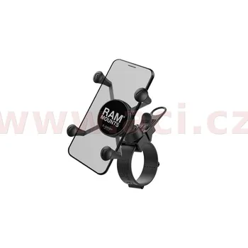 Držák do auta univerzální držák mobilního telefonu X-Grip na řídítka do průměru 60 mm, RAM Mounts