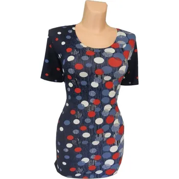 Halenka MODRA, Barva Červená, Velikost XXXXL60, Materiál 96% Viskoza 4% Lycra