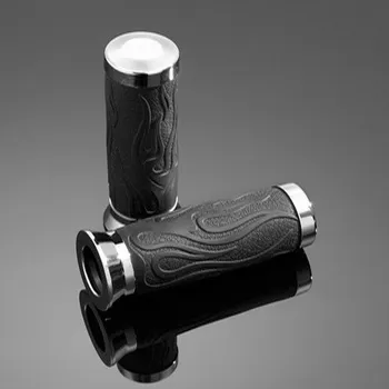 Gripy 25mm Highway Hawk FLAME, černá/chrom (2ks) 25