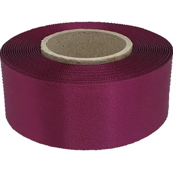 Stuha Stuha atlasová vínová, šíře 40mm