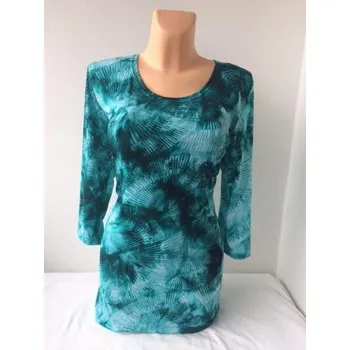 Dámská tunika Halenka ZIKOP, Barva Zelená, Velikost XL48, Materiál 98% Polyester 2% Lycra