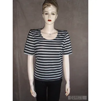 Dámské tričko Top NAWA proužkovaný, Barva Proužek, Velikost 46, Materiál 98% Polyester 2% Lycra