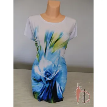 Dámská tunika Letní halenka SPADL, Barva Tyrkysová, Velikost XXL50, Materiál 98% Polyester 2% Lycra