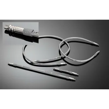 Auto-moto Highway Hawk Brzdová/Spojková hadice, opletená, šroubovací, délky: 350 - 500 mm 500