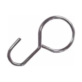 Garnýž Urbánek Háček na lankové garnýže nikl (bal.20 ks)