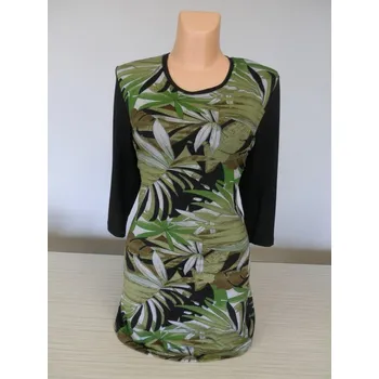 Dámská tunika Halenka LESKA, Barva Zelená, Velikost XL 44, Materiál 96% Viskoza 4% Lycra