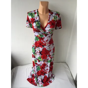 Dámské šaty Letní šaty dlouhé GEBA, Barva Jako na obrázku 2, Velikost XXXL 54, Materiál 96% Viskoza 4% Lycra