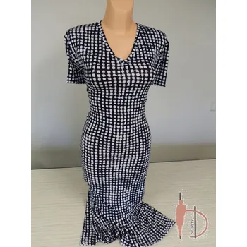 Dámské šaty Dámské šaty, Barva Jako na obrázku, Velikost XXL 48, Materiál 98% Polyester 2% Lycra