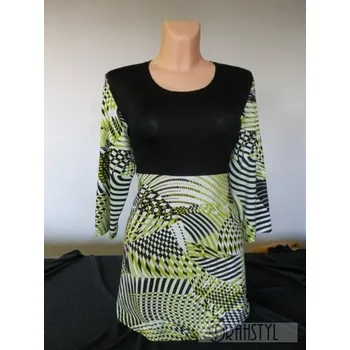 Dámská tunika Halenka VANXA, Barva Zelená, Velikost XXL 48, Materiál 96% Viskoza 4% Lycra