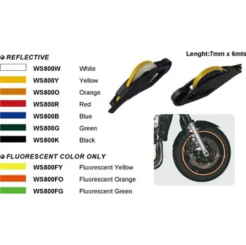 Polep vozidla Keiti Reflexní pásky na ráfky barva: červená