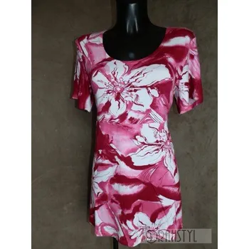 Dámská tunika Letní halenka ASEFCA, Barva Oranžová, Velikost M 38 , Materiál 96% Viskoza 4% Lycra