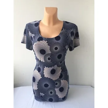 Dámská halenka Halenka JASA, Barva Modrá, Velikost XXL 48, Materiál 98% Polyester 2% Lycra