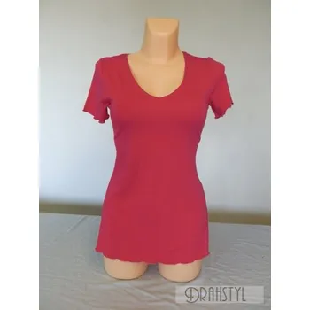 Dámské tričko Triko VÁNCA, Barva Černá, Velikost M 38 , Materiál 96% Viskoza 4% Lycra