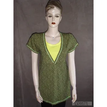 Halenka SE, Barva Žlutá, Velikost 40 - na zakázku, Materiál 96% Viskoza 4% Lycra